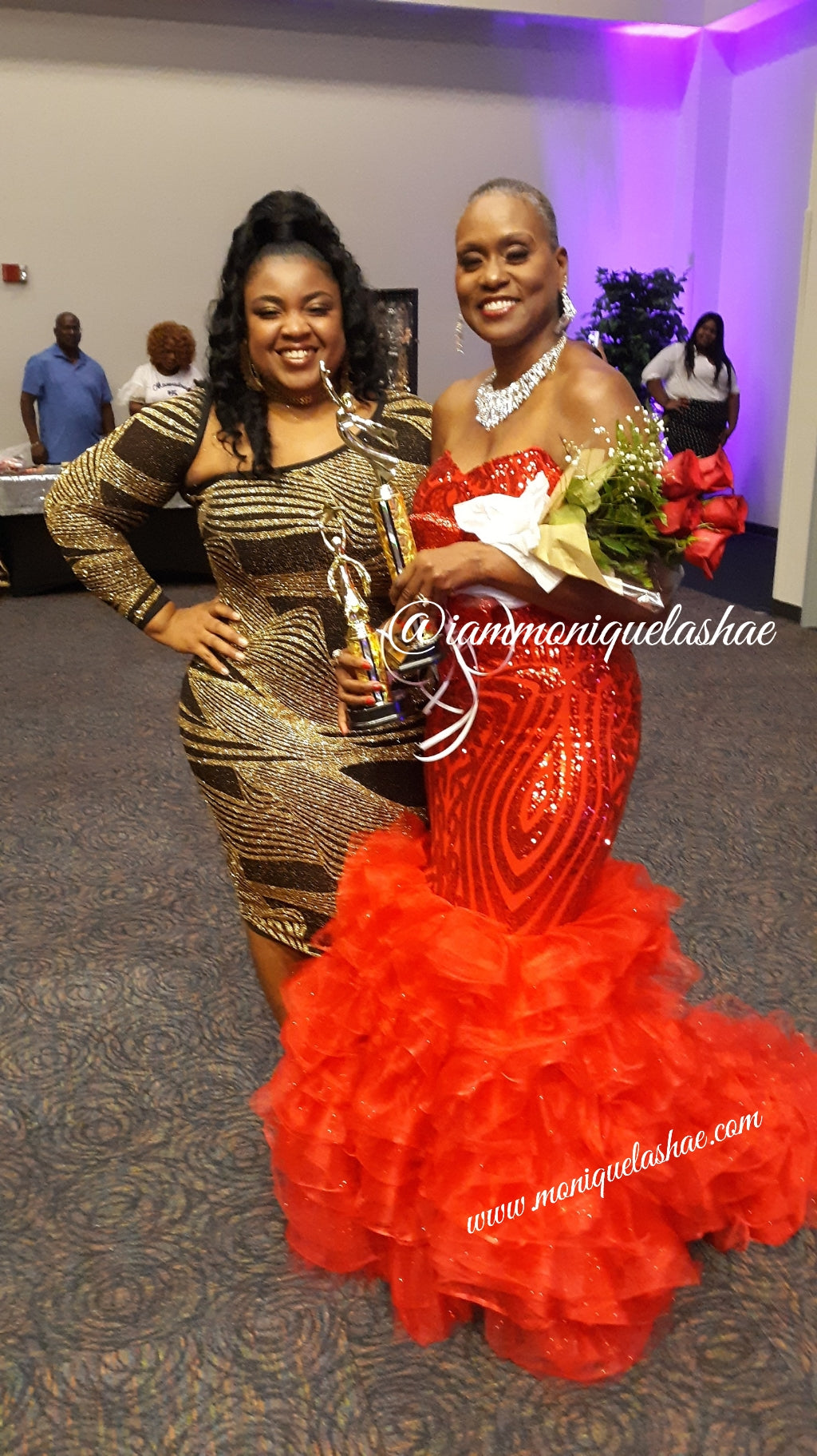 A Seasonded Affair Miss Senior Jacksonville 2019 Monique LaShae & Client/Pageant Contestant 1st Runner Up Lolita D. Miller